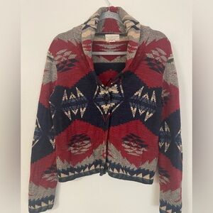 Ralph Lauren Aztec soft cotton sweater #aztec #ralph Lauren